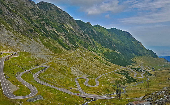 Motorrad Karpatenpässe