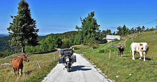 Motorradtour Slowenien m