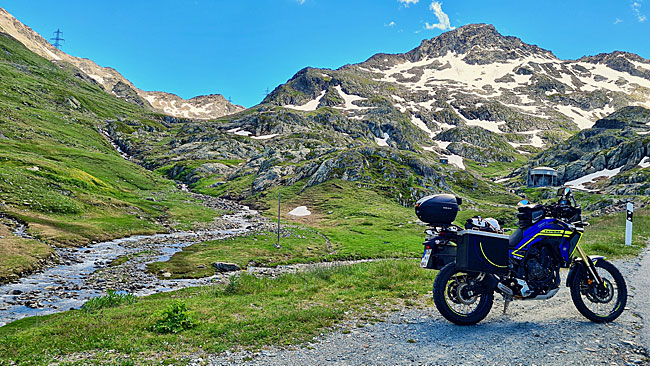 Motorradtour mit der BMW GS 1200 in den Seealpen oder auch Westalpen