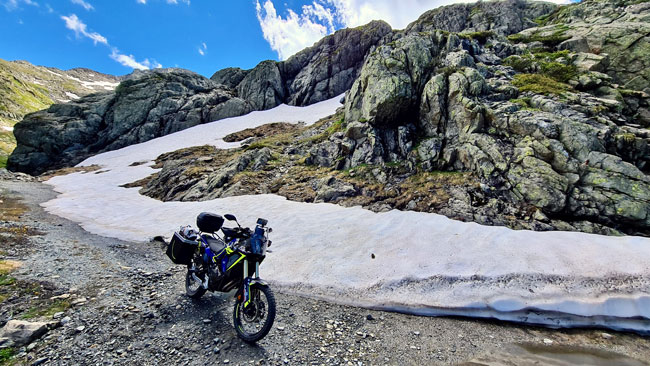 Motorradtour mit der BMW GS 1200 in den Seealpen oder auch Westalpen