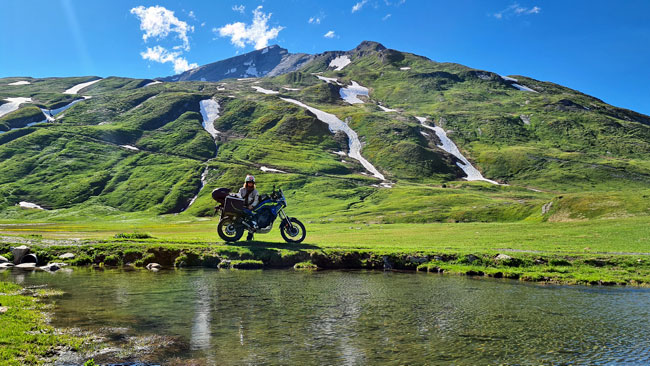 Motorradtour mit der BMW GS 1200 in den Seealpen oder auch Westalpen