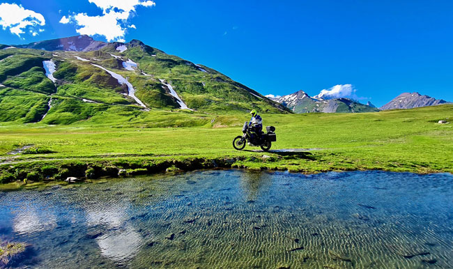 Motorradtour mit der BMW GS 1200 in den Seealpen oder auch Westalpen