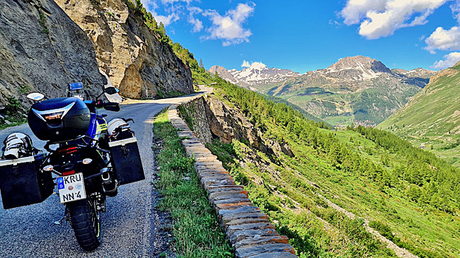 Motorradtour mit der BMW GS 1200 in den Seealpen oder auch Westalpen