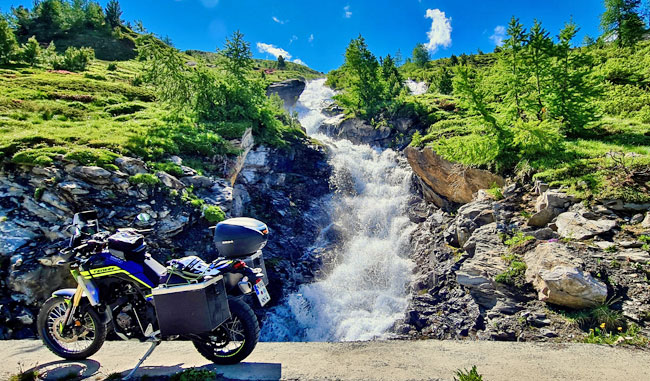 Motorradtour mit der BMW GS 1200 in den Seealpen oder auch Westalpen