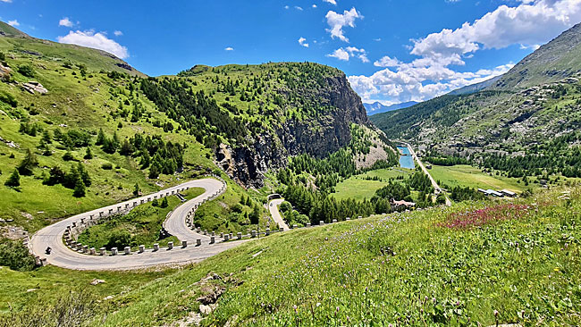 Motorradtour mit der BMW GS 1200 in den Seealpen oder auch Westalpen