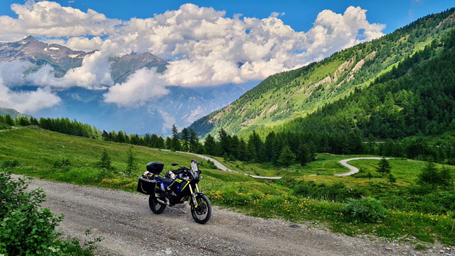 Motorradtour mit der BMW GS 1200 in den Seealpen oder auch Westalpen