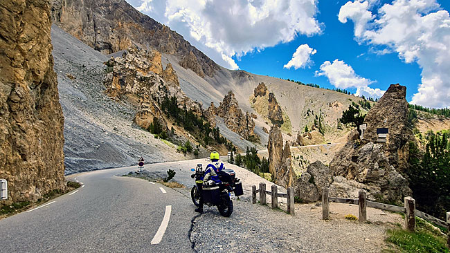 Adventure Tour mit der Yamaha Tenere 700 durch die Seealpen oder auch Westalpen