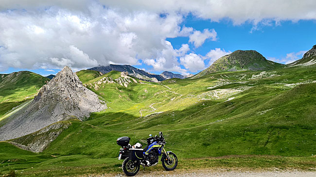 Adventure Tour mit der Yamaha Tenere 700 durch die Seealpen oder auch Westalpen