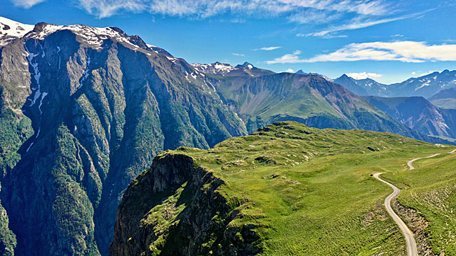 Lago Embrun Schotterpässe für 4x4 oder Enduro