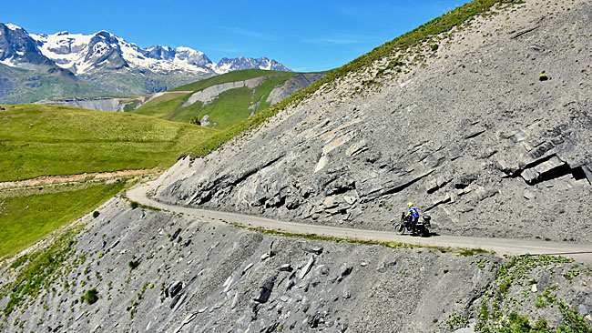 Lago Embrun Schotterpässe für 4x4 oder Enduro