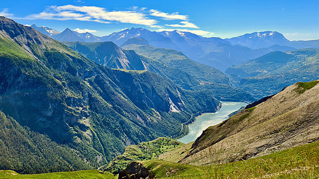 Lago Embrun Schotterpässe für 4x4 oder Enduro