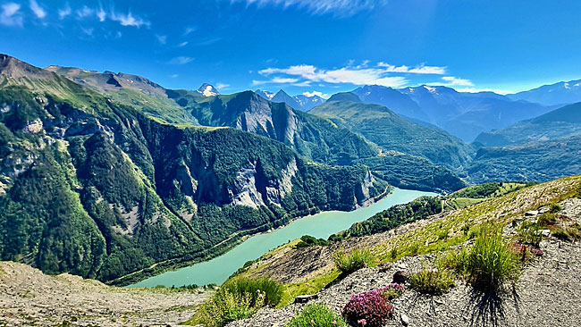 Lago Embrun Schotterpässe für 4x4 oder Enduro