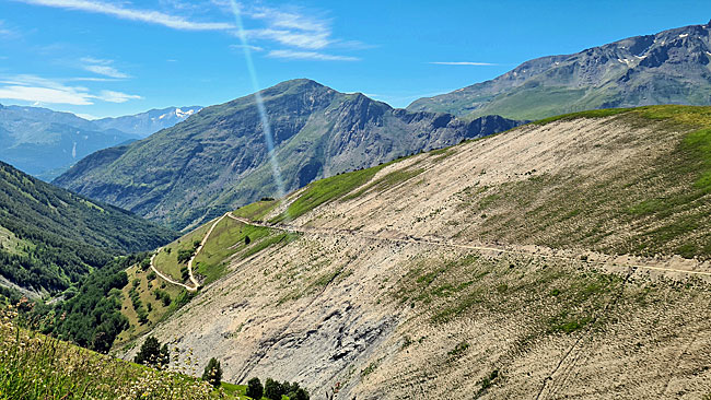 Lago Embrun Schotterpässe für 4x4 oder Enduro