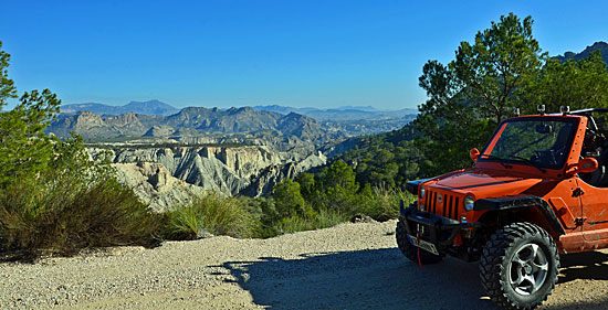 Winteroffroadstrecken in Spanien