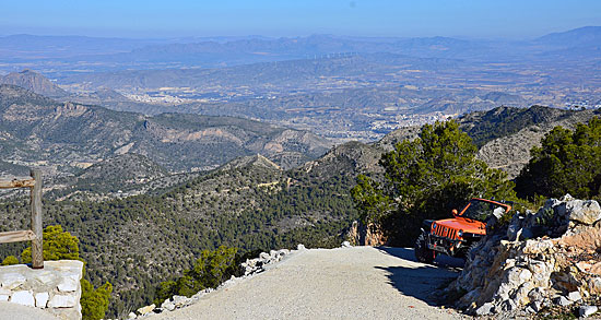 Winteroffroadstrecken in Spanien