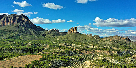 Wüstenstrecken in Spanien