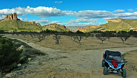 Wüstenstrecken in Spanien