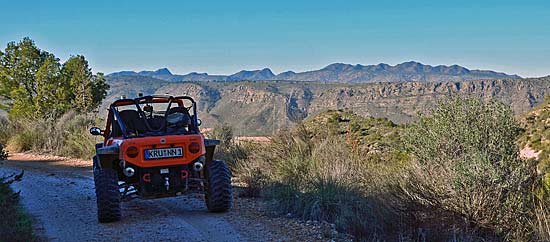 Wüstengebiet Spanien Offroad