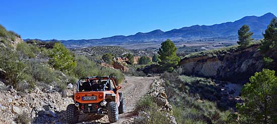 Wüstengebiet Spanien Offroad