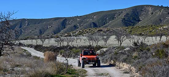 Wüstengebiet Spanien Offroad