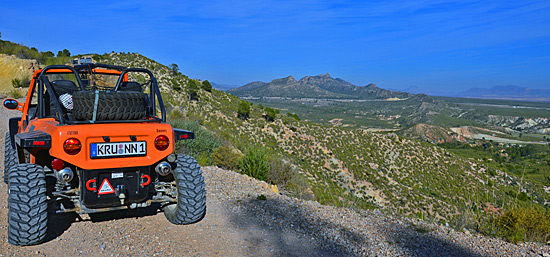 Quad und Enduro Strecken und Pisten in Spanien