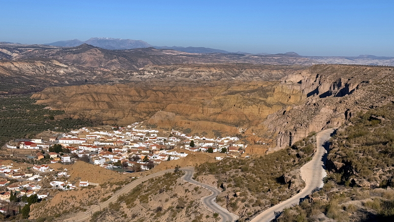 The Gorafe desert in southern Spain can be crossed with an off-road vehicle such as an enduro or 4x4 SUV.