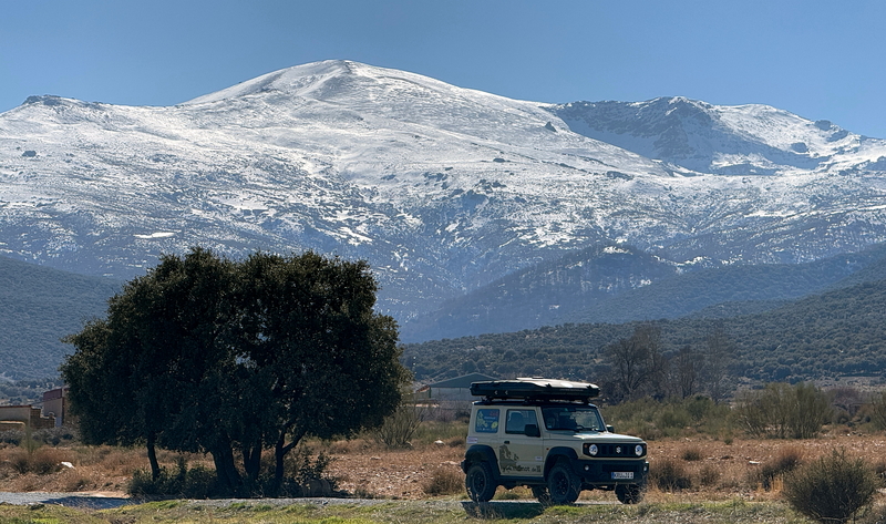 In Andalusia, the route goes through the Sierra de Huetor (southern Spain), a great off-road route along the Sierra Nevada.