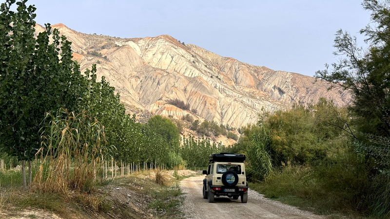 The route passes through several Sierra National Parks in Andalusia. The route passes through several Sierra National Parks in Andalusia.