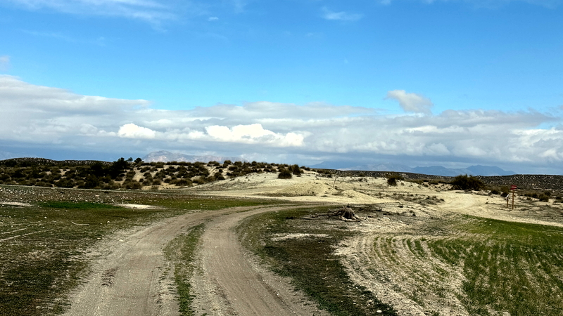 Off-road route BA1 in Andalusia with a 4x4 off-road vehicle including GPX tracks