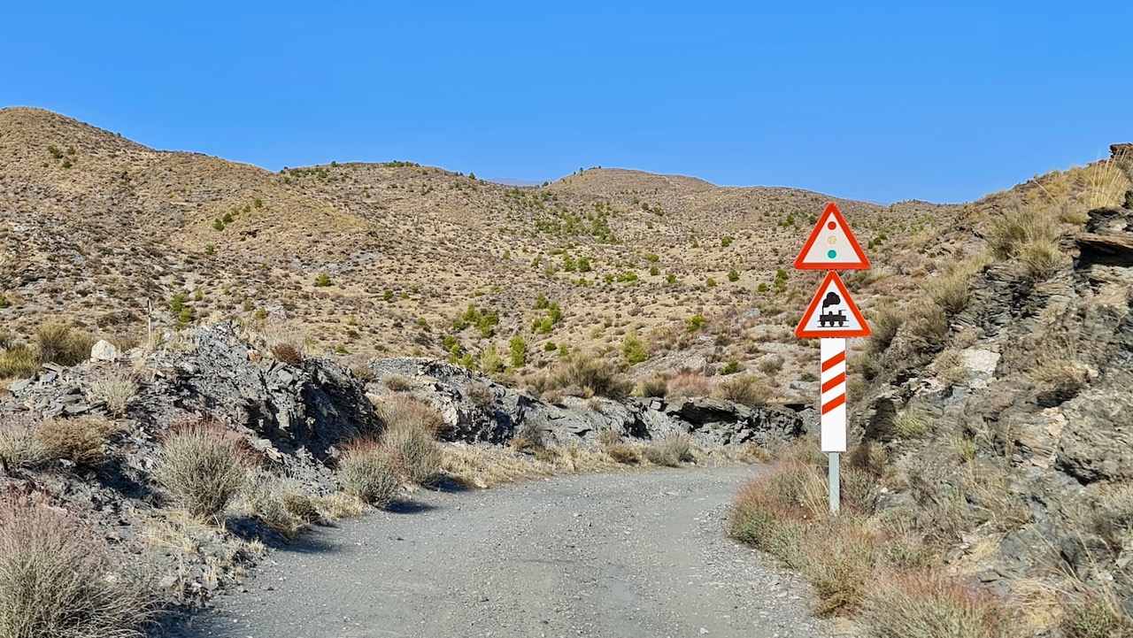 Tracks from the off-road route through the Tabernas Desert Tracks from the off-road route through the Tabernas Desert