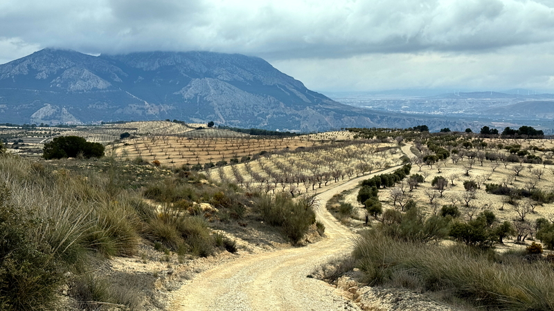 Off-road route for adventure motorcycles through Andalusia (Spain)