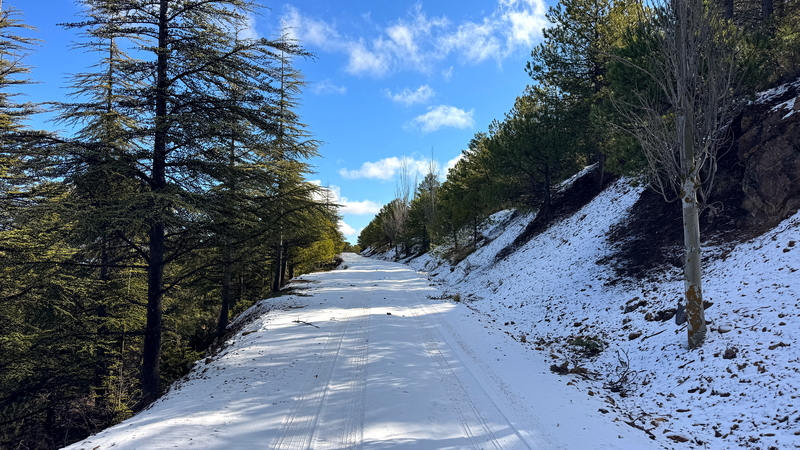 Off-road route with a four-wheel drive through the Sierra Baza