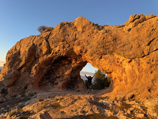 Great off-road track up the local mountain of Baza in Spain (Andalusia)