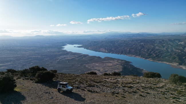 Great off-road track up the local mountain of Baza in Spain (Andalusia)