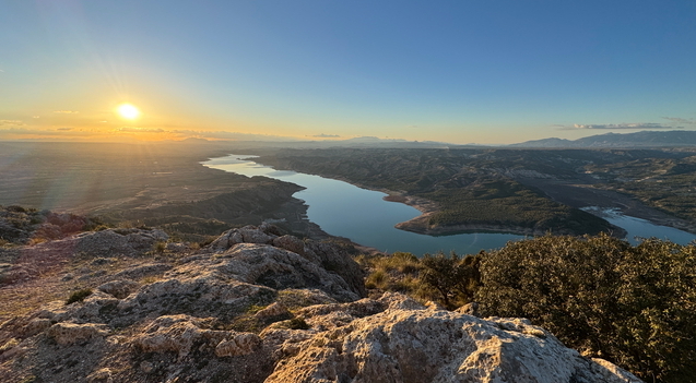 Great off-road track up the local mountain of Baza in Spain (Andalusia)