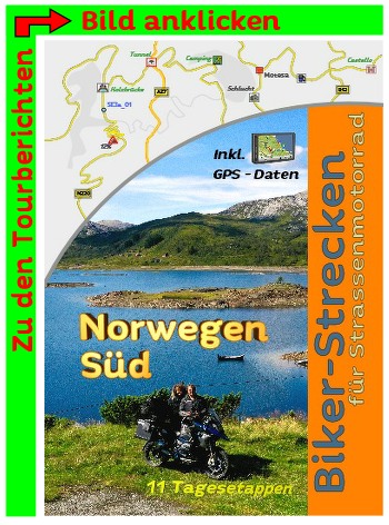 Motorradtour durch Südnorwegen