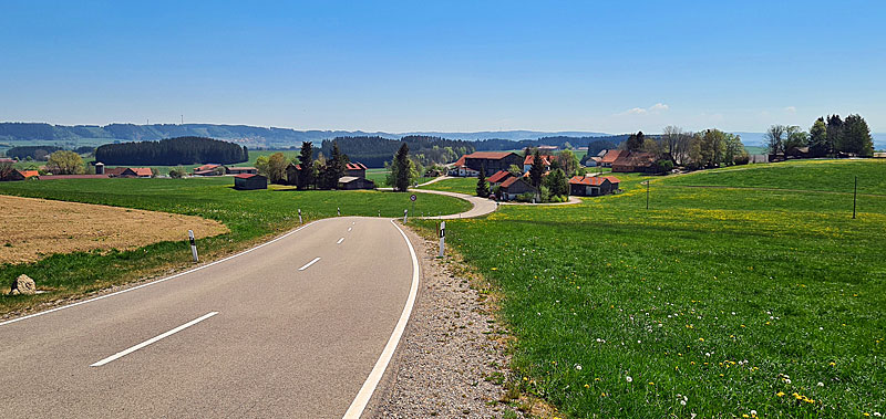 Mit der BMW GS 1200 durch Bayern