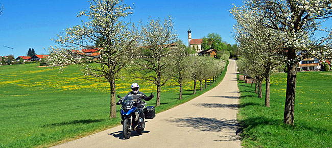 Mit der BMW GS 1200 durch Bayern