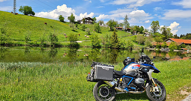 Mit der BMW GS 1200 durch Bayern