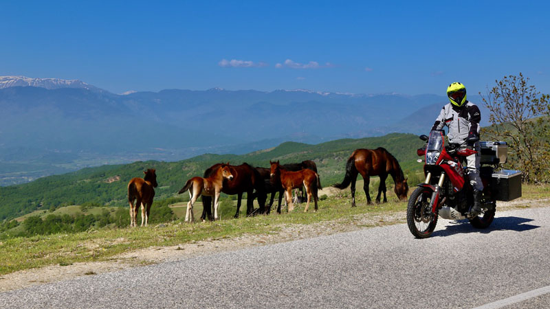 Motorrad Tour Meteora Klöster