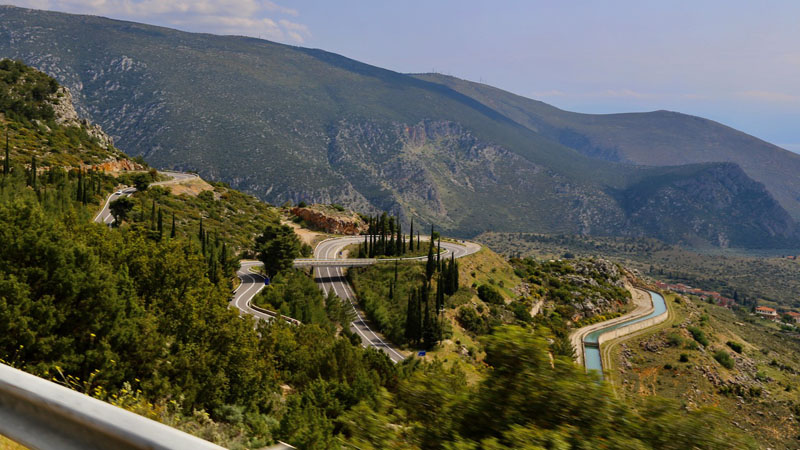 Motorradreisebericht Griechenland Delphi