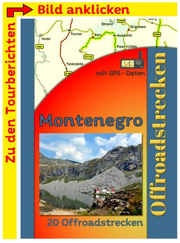 Tourenbuch Offroadstrecken Montenegro