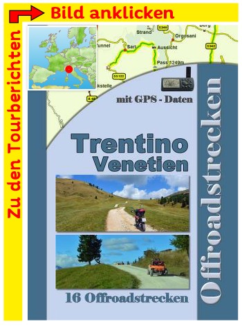 Tourenbuch Offroadstrecken Trentino (Italien)
