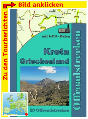 Tourenbuch Griechenland Kreta Buch Kreta Griechenlad Offroad Enduro