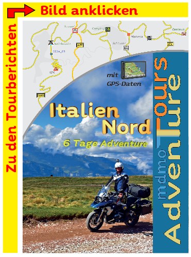 Italien Adventure Buch BMW 1200 GS