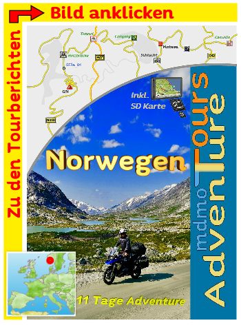 Norwegen Adventure Buch BMW 1200 GS