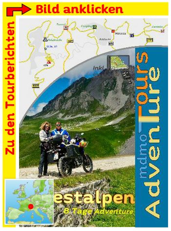 Westalpen Adventure Buch BMW 1200 GS