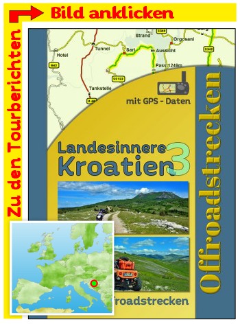 Offroadbuch Kroatien Mitte Offroadtouren