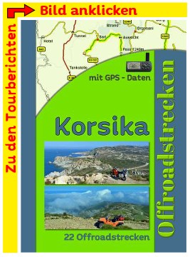 Tourenbuch Offroad Korsika Frankreich
