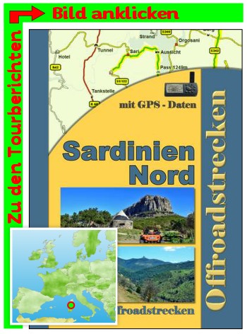 Offroadstrecken auf Sardinien im Norden